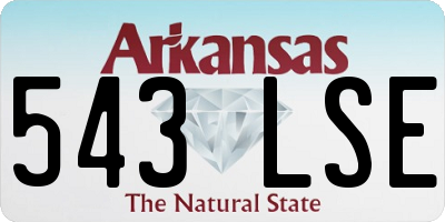 AR license plate 543LSE