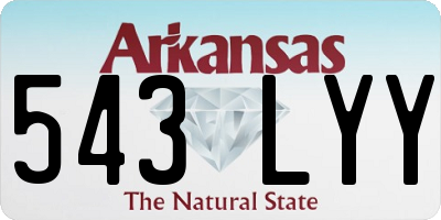 AR license plate 543LYY