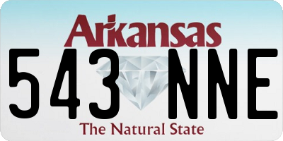 AR license plate 543NNE