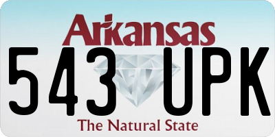 AR license plate 543UPK