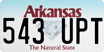 AR license plate 543UPT