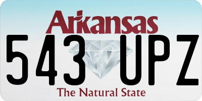 AR license plate 543UPZ