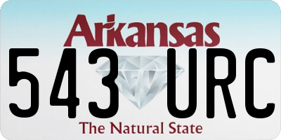 AR license plate 543URC