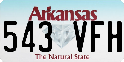 AR license plate 543VFH