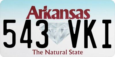 AR license plate 543VKI