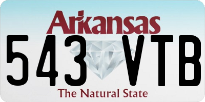 AR license plate 543VTB