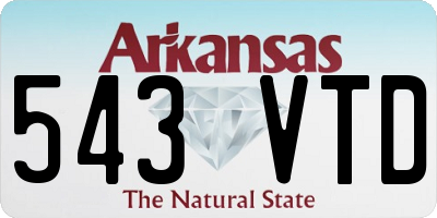 AR license plate 543VTD