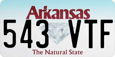 AR license plate 543VTF
