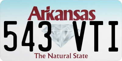 AR license plate 543VTI