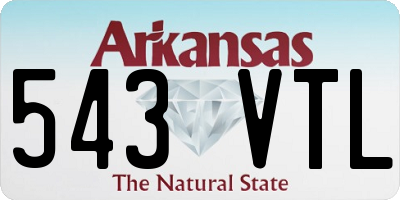 AR license plate 543VTL