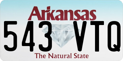 AR license plate 543VTQ
