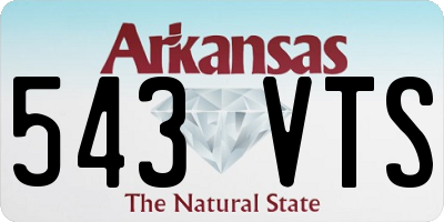 AR license plate 543VTS