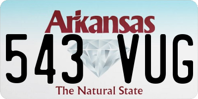 AR license plate 543VUG