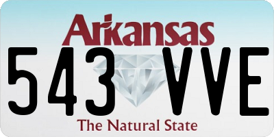 AR license plate 543VVE