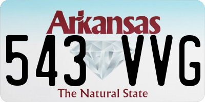 AR license plate 543VVG