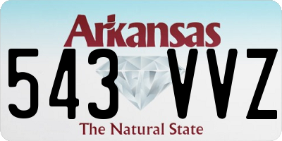 AR license plate 543VVZ
