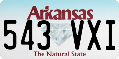 AR license plate 543VXI