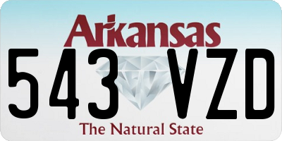 AR license plate 543VZD