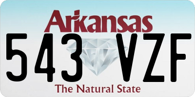 AR license plate 543VZF