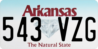 AR license plate 543VZG