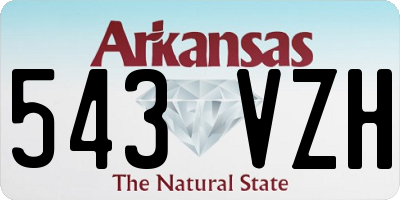AR license plate 543VZH