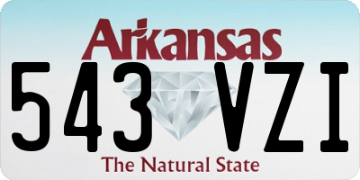 AR license plate 543VZI