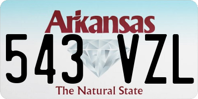 AR license plate 543VZL
