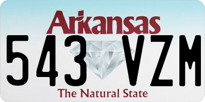 AR license plate 543VZM