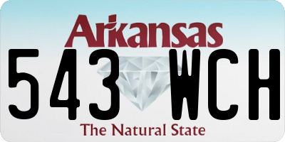 AR license plate 543WCH