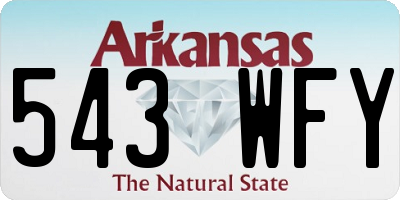 AR license plate 543WFY