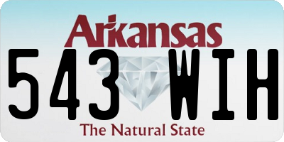 AR license plate 543WIH