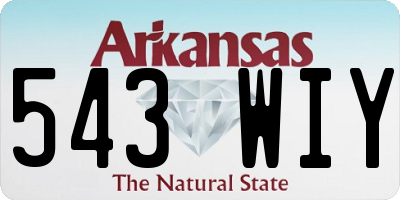 AR license plate 543WIY