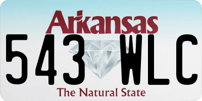 AR license plate 543WLC