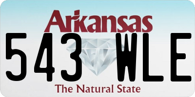 AR license plate 543WLE