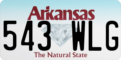 AR license plate 543WLG