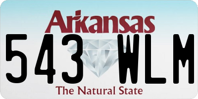 AR license plate 543WLM
