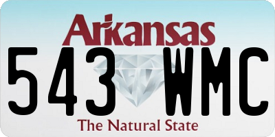 AR license plate 543WMC