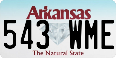 AR license plate 543WME