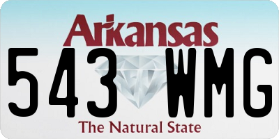 AR license plate 543WMG