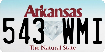 AR license plate 543WMI