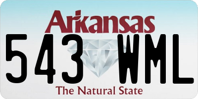 AR license plate 543WML