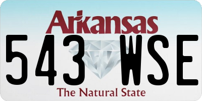 AR license plate 543WSE