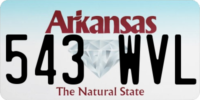 AR license plate 543WVL