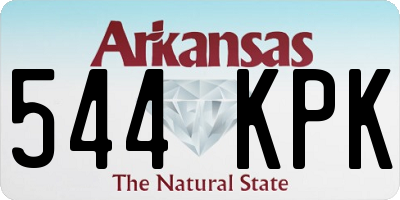 AR license plate 544KPK