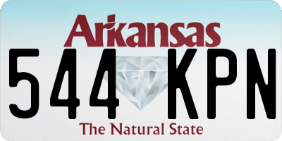 AR license plate 544KPN