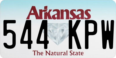 AR license plate 544KPW