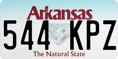 AR license plate 544KPZ