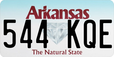 AR license plate 544KQE
