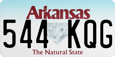 AR license plate 544KQG