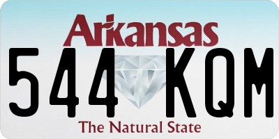 AR license plate 544KQM